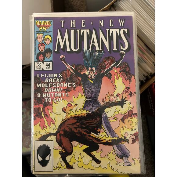 New Mutants #44, 45, 46, 47, 48, 49 (1986 Marvel) Lot of 6 - 1 KEY ISSUE - Picture 2 of 7